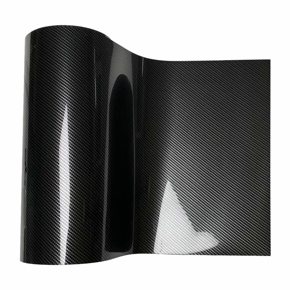Carbon Wrap Folie Film Glanzend Zelfklevend 100x50cm
