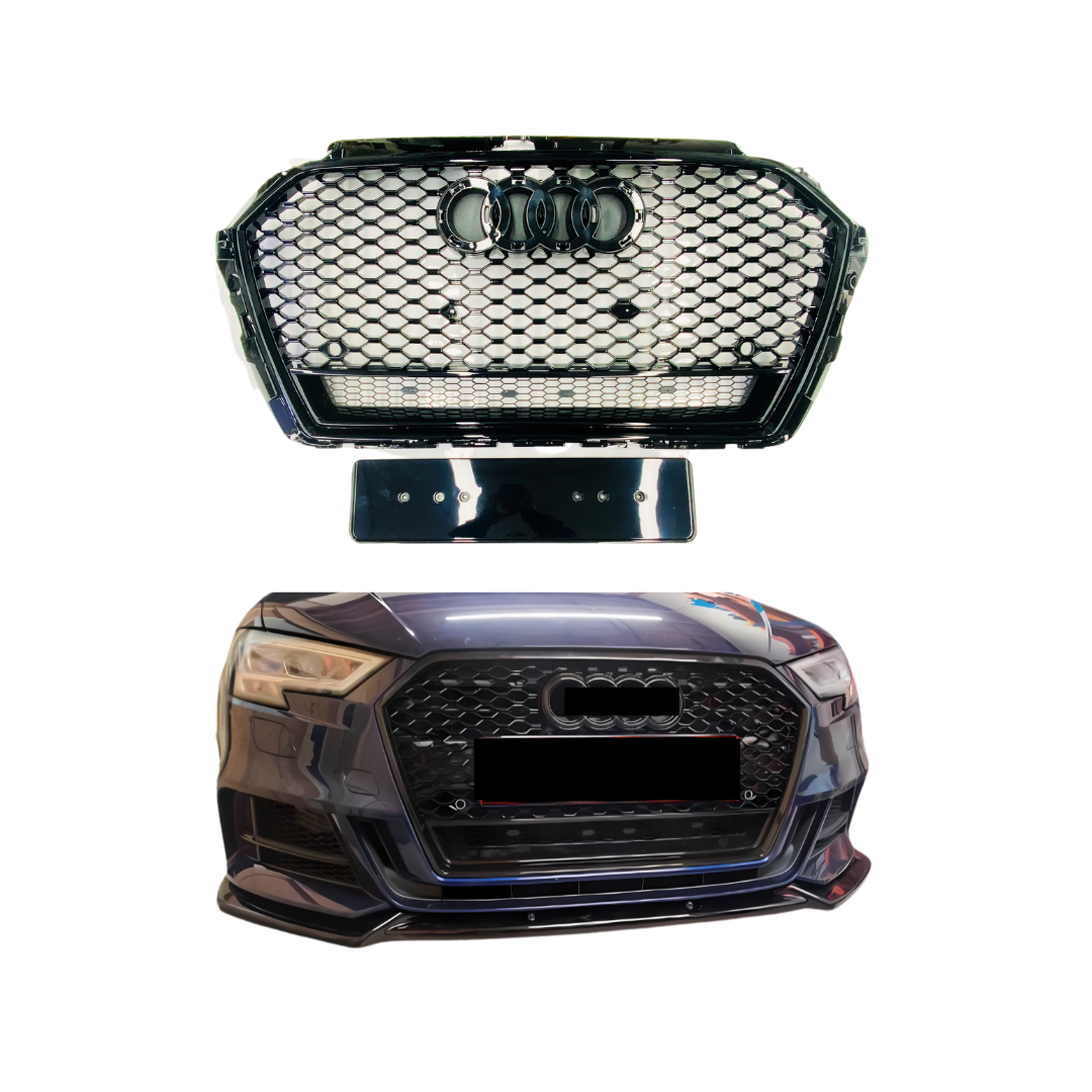 Audi A3&S3 8V Facelift (2016-2020) Calandre Look RS Noir Brillant