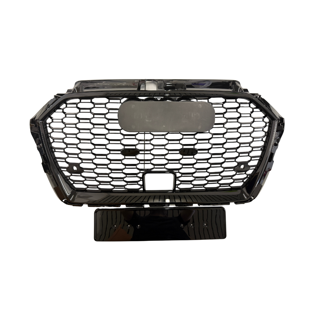 Audi A3&S3 8V Facelift (2016-2020) RS Look Grille Glans Zwart met ACC