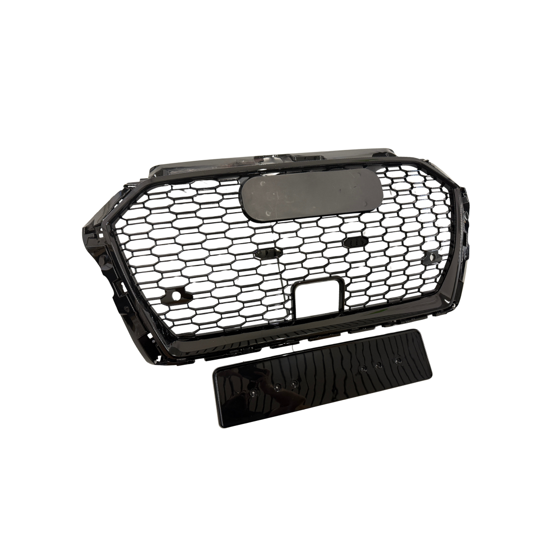 Audi A3&S3 8V Facelift (2016-2020) RS Look Grille Glans Zwart met ACC