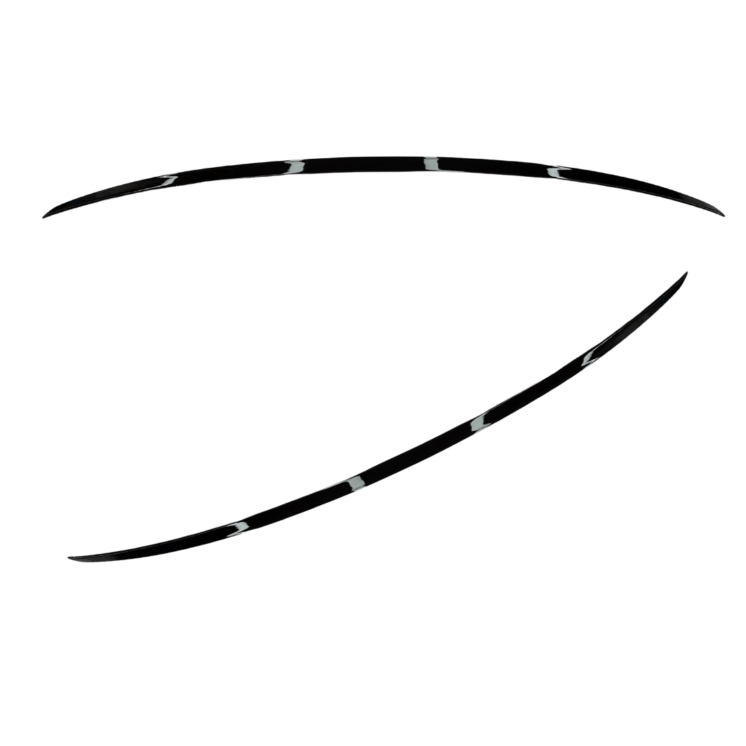 Audi A3&S3 8Y Sedan (2020-2024) S-Look Sport Spoiler Glans Zwart