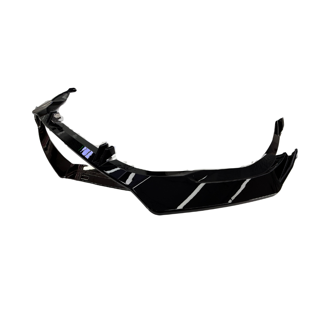 Audi A4 B9 Facelift (2019-2023) RS Sport Look Front Lip Glans Zwart