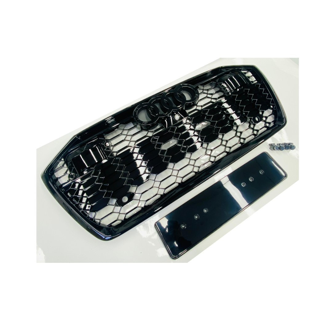 Audi A6 C8 (2019-2023) Calandre Look RS Noir Brillant