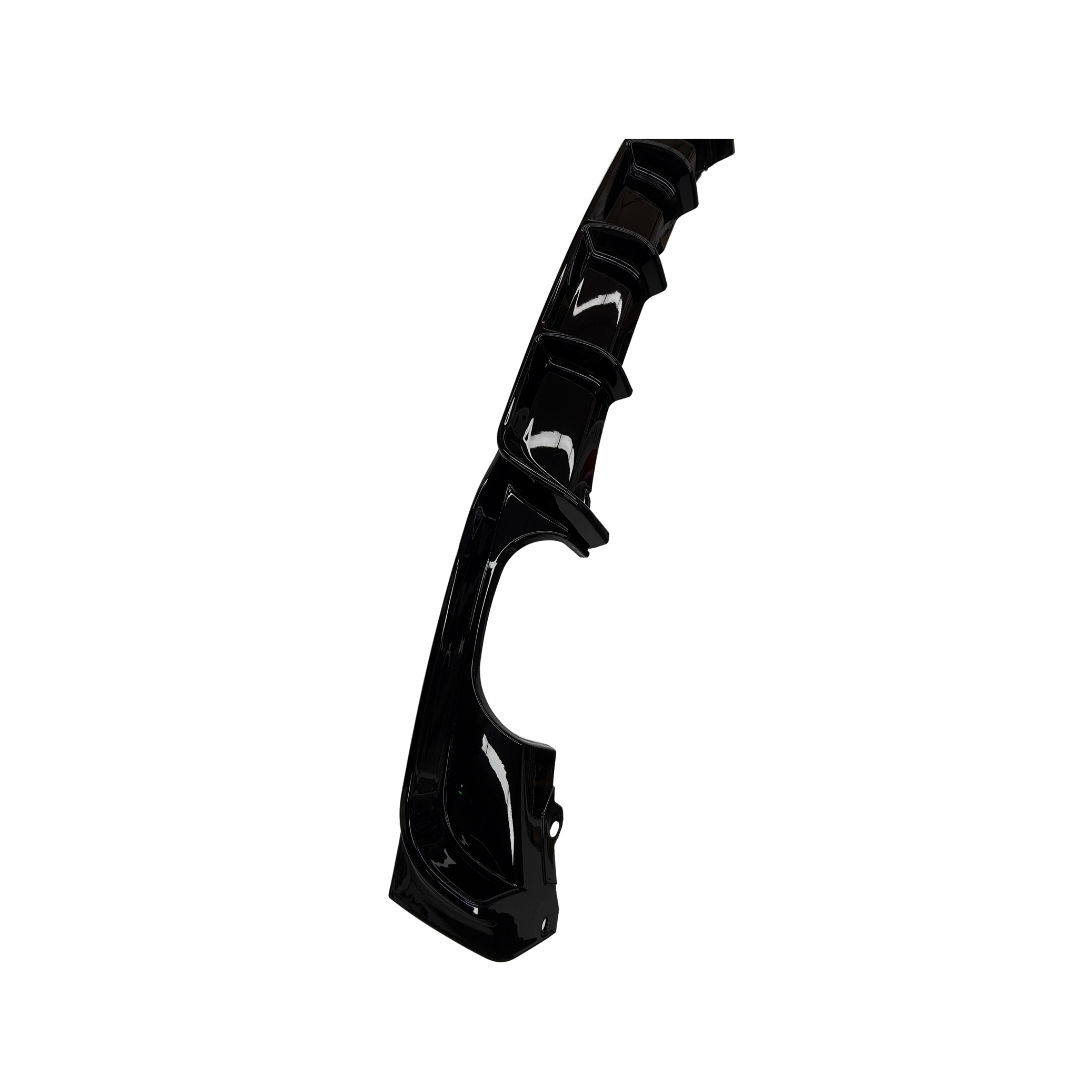 BMW 3 Serie F30/F31 (2012-2019) M-Style Diffuser Glans Zwart Dubbel