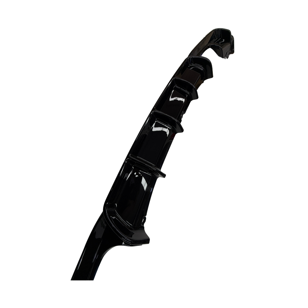 BMW 3 Serie F30/F31 (2012-2019) M-Style Diffuser Glans Zwart Dubbel