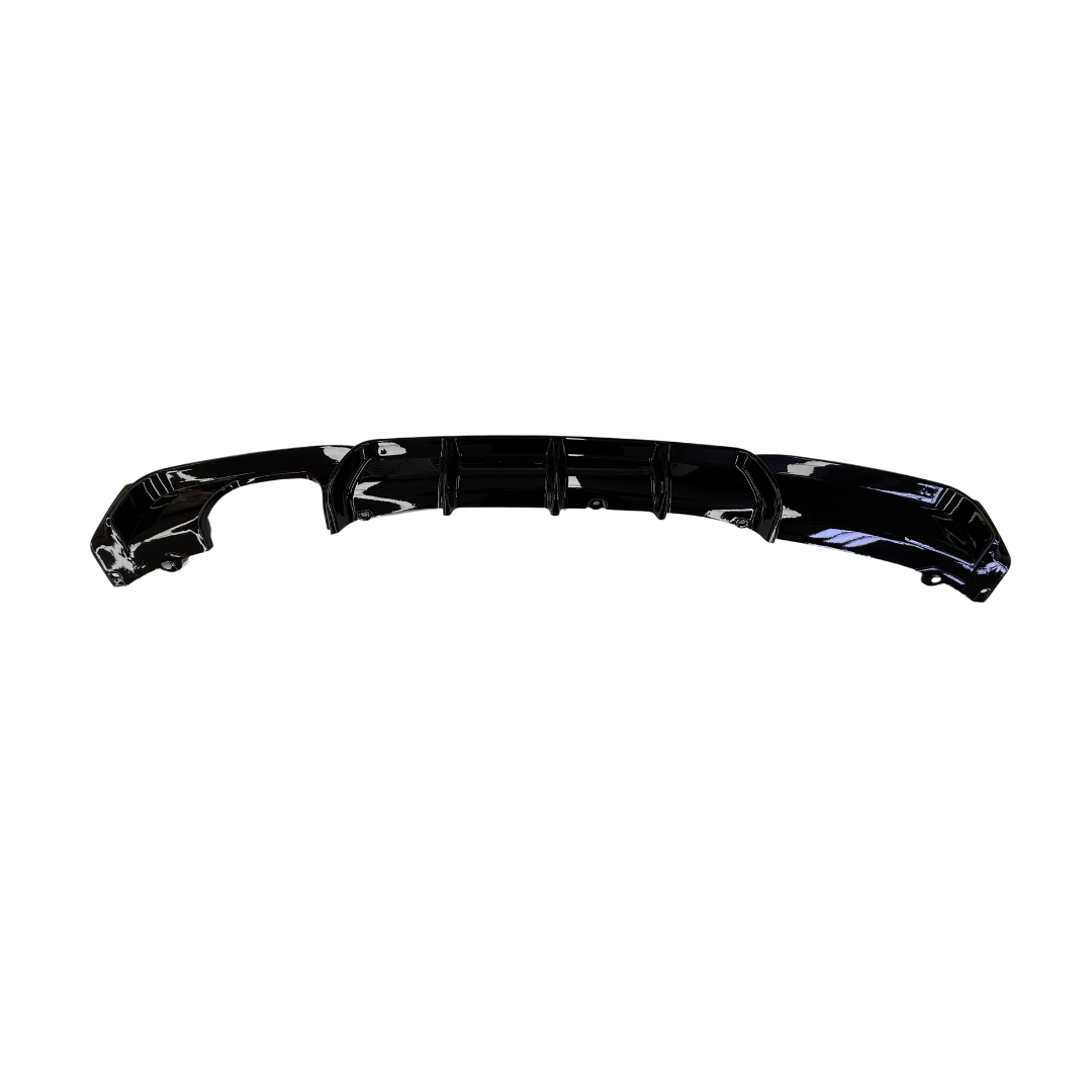 BMW 3 Serie F30/F31 (2012-2019) M-Style Diffuser Glans Zwart Links Dubbel
