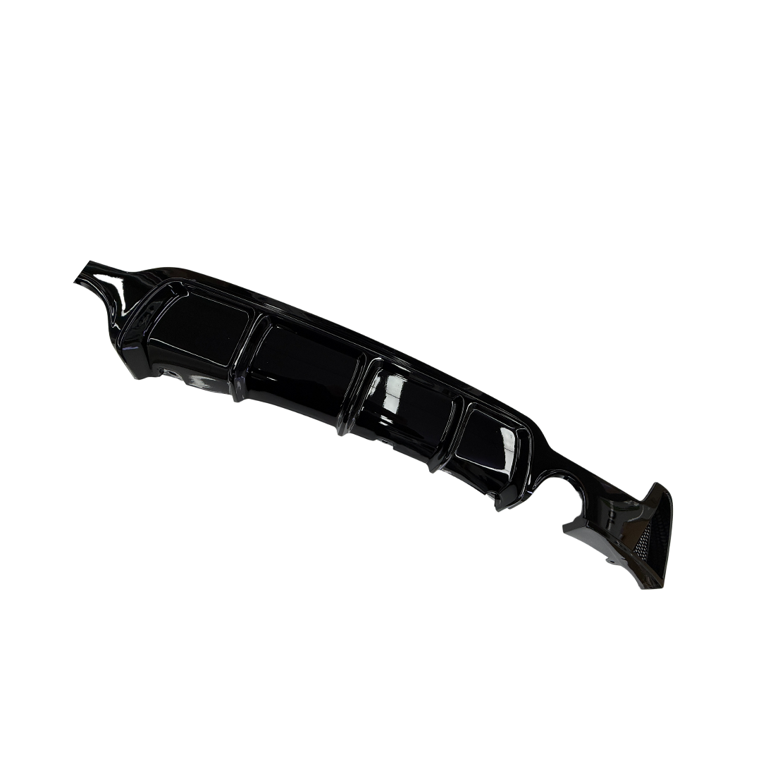 BMW 4 Serie F32&F33&F36 (2012-2020) M-Style Diffuser Glans Zwart Enkel