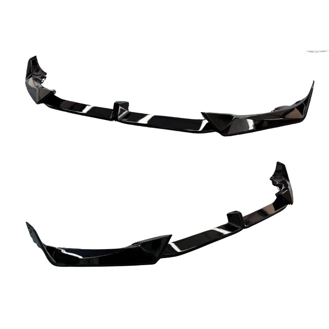BMW X6 Serie G06 LCI ( (2023+) M-Style Front Lip Glans Zwart