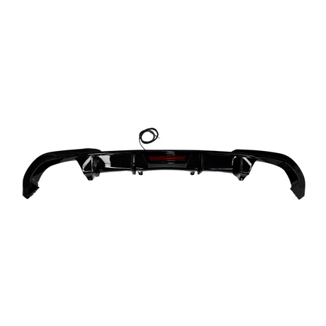 BMW 3 Serie G20 (2018-2023) M-Style Diffuser Glans Zwart Dubbel met Remlicht