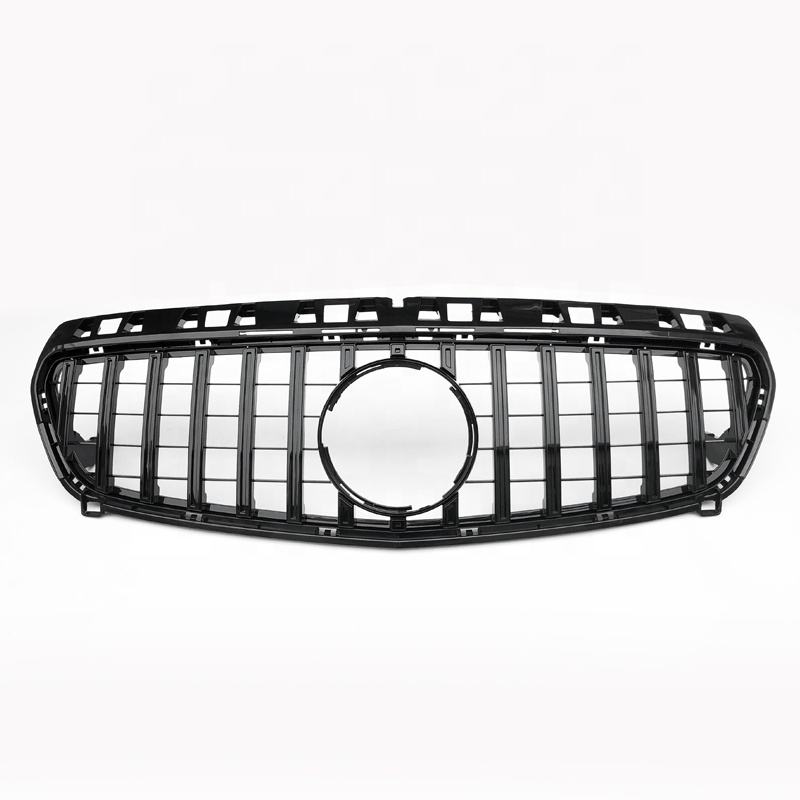 Mercedes A Class W176 (2012-2015) GT-R Panamericana Style Grill Gloss Black
