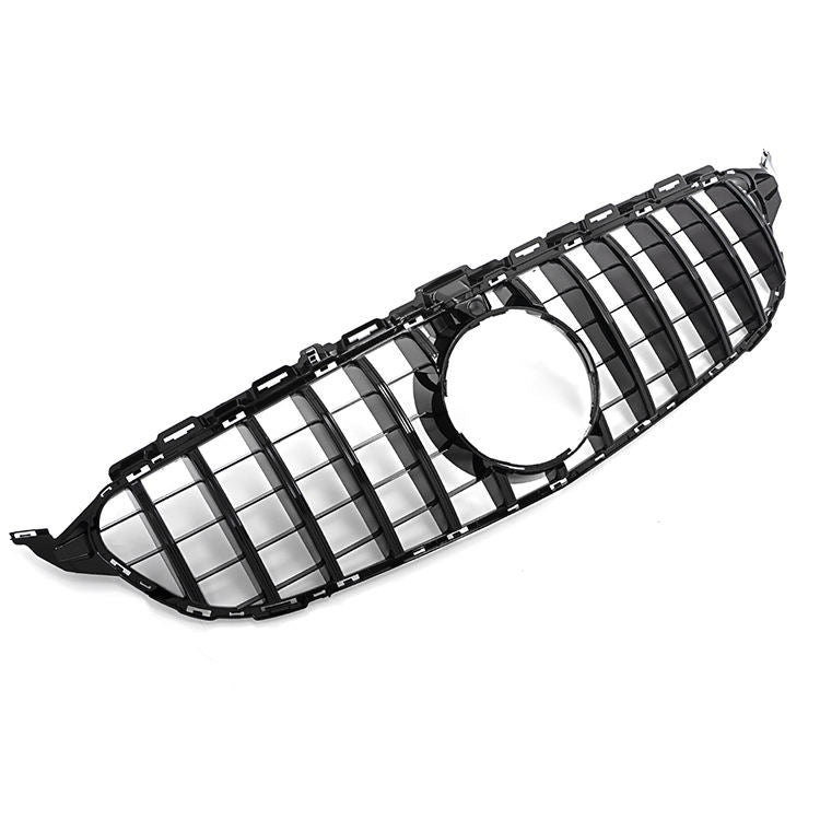 Mercedes Classe C W205, C205, S205 (2014-2018) GT-R Panamericana Style Calandre Noir Brillant (caméra)