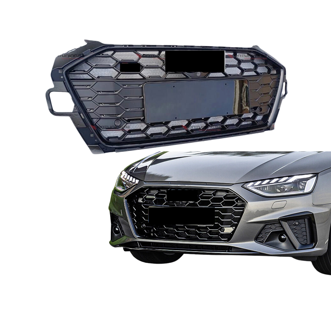 Audi A4 B9 Facelift (2019-2023) Calandre Look RS Noir Brillant