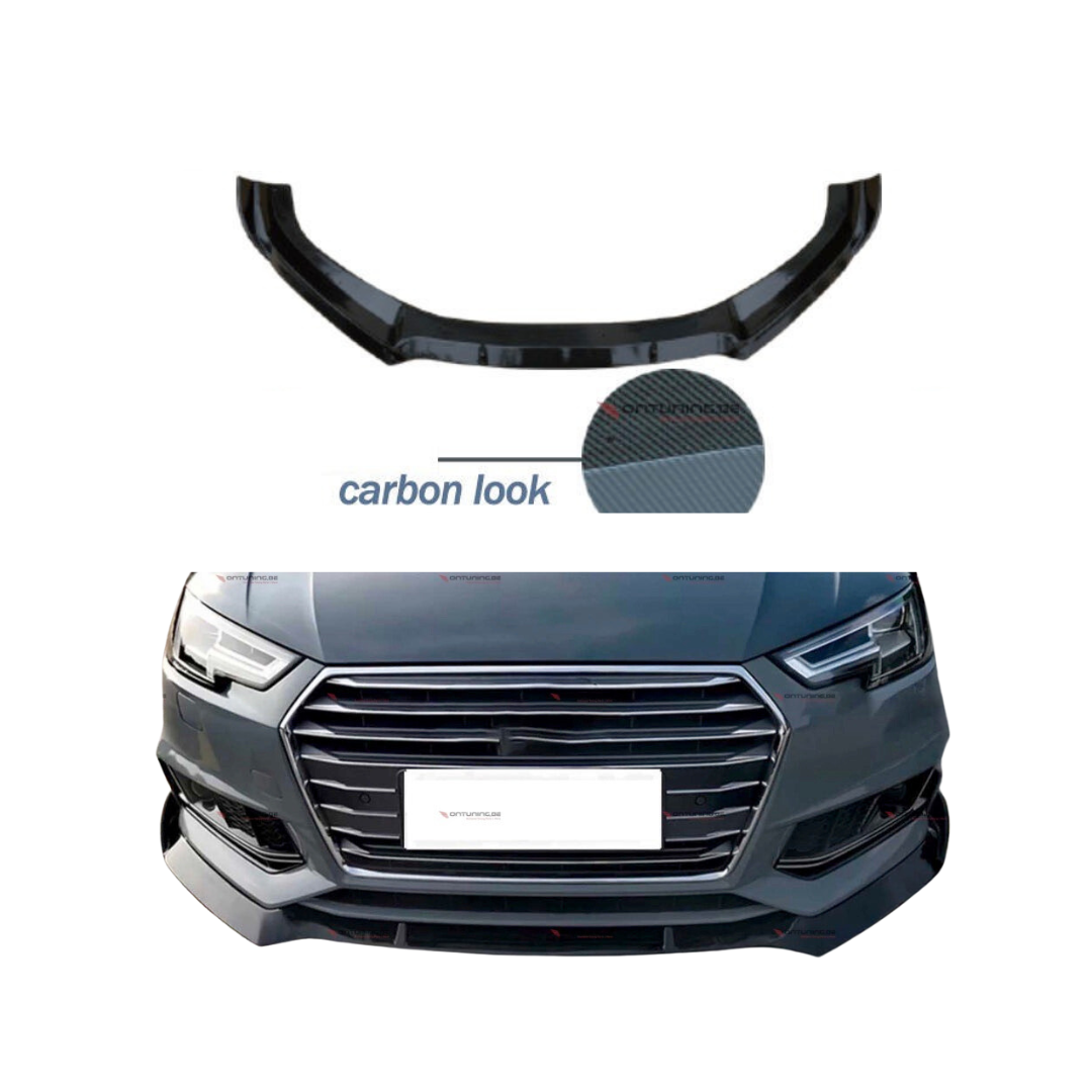 Audi A4 B9 (2016-2019) Lèvre Avant Look RS Carbone