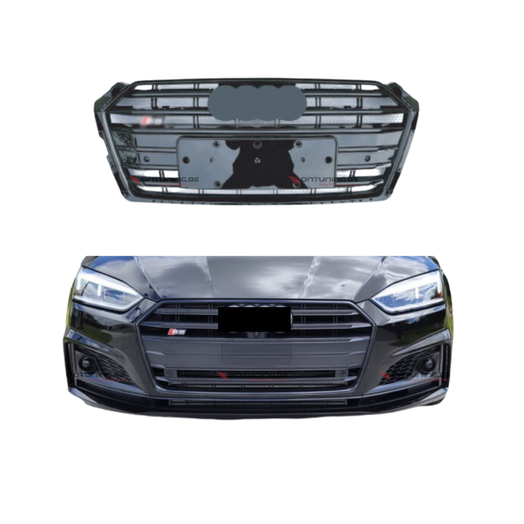 Audi A5 B9 (2016-2019) Calandre Look S4 Noir Brillant