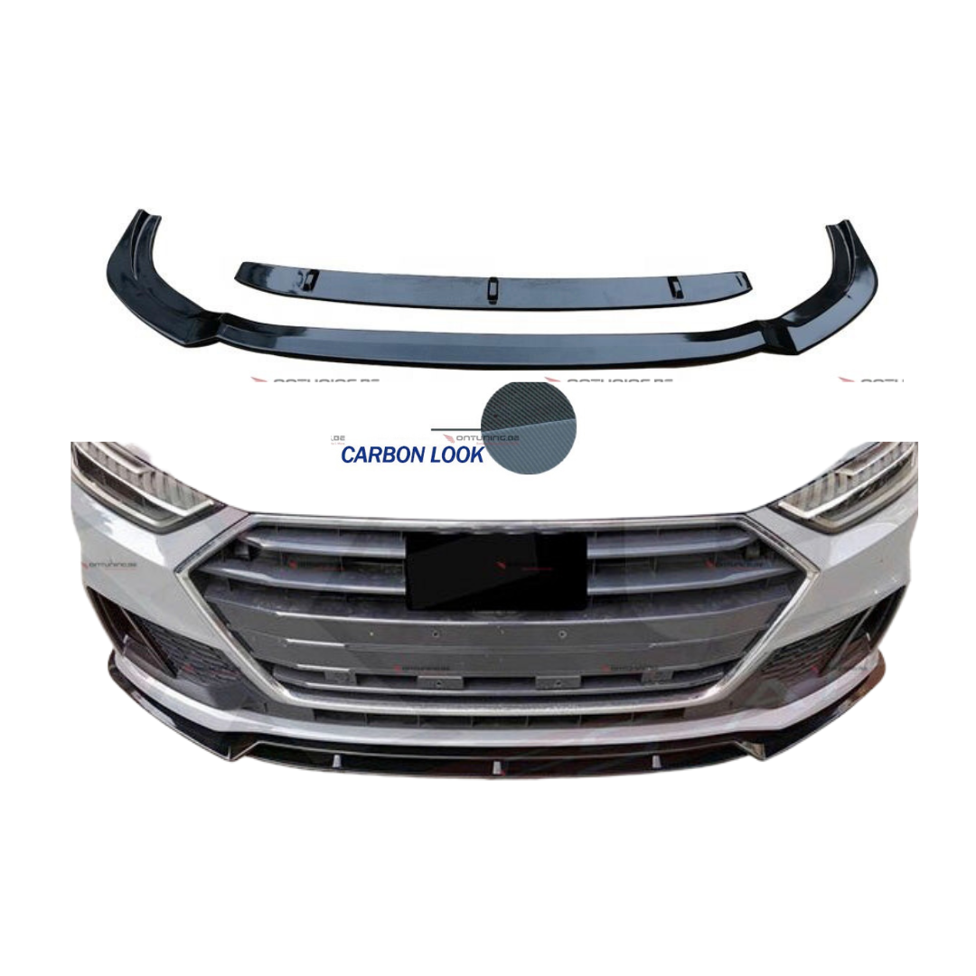 Audi A6 C8 (2019-2023) Lèvre Avant Look RS Carbone