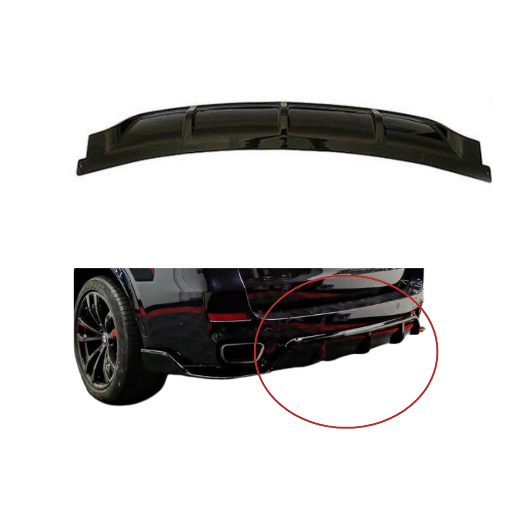 BMW X5 Série F15 (2013-2018) Diffuseur Noir Brillant