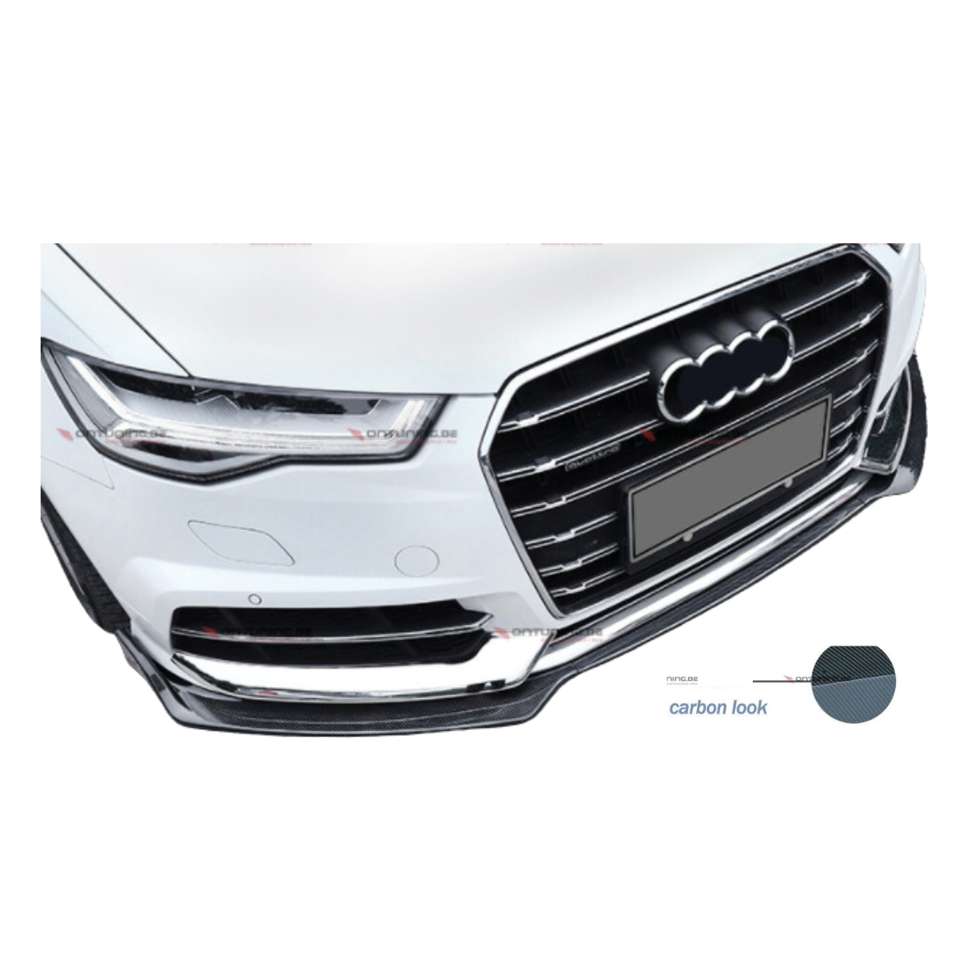 Audi A6 C7.5 (2014-2018) Lèvre Avant Look RS Carbone