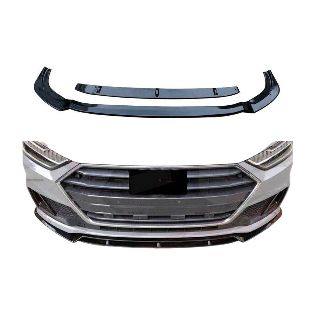 Audi A6 C8 (2019-2023) RS Look brillant à lèvres avant noir