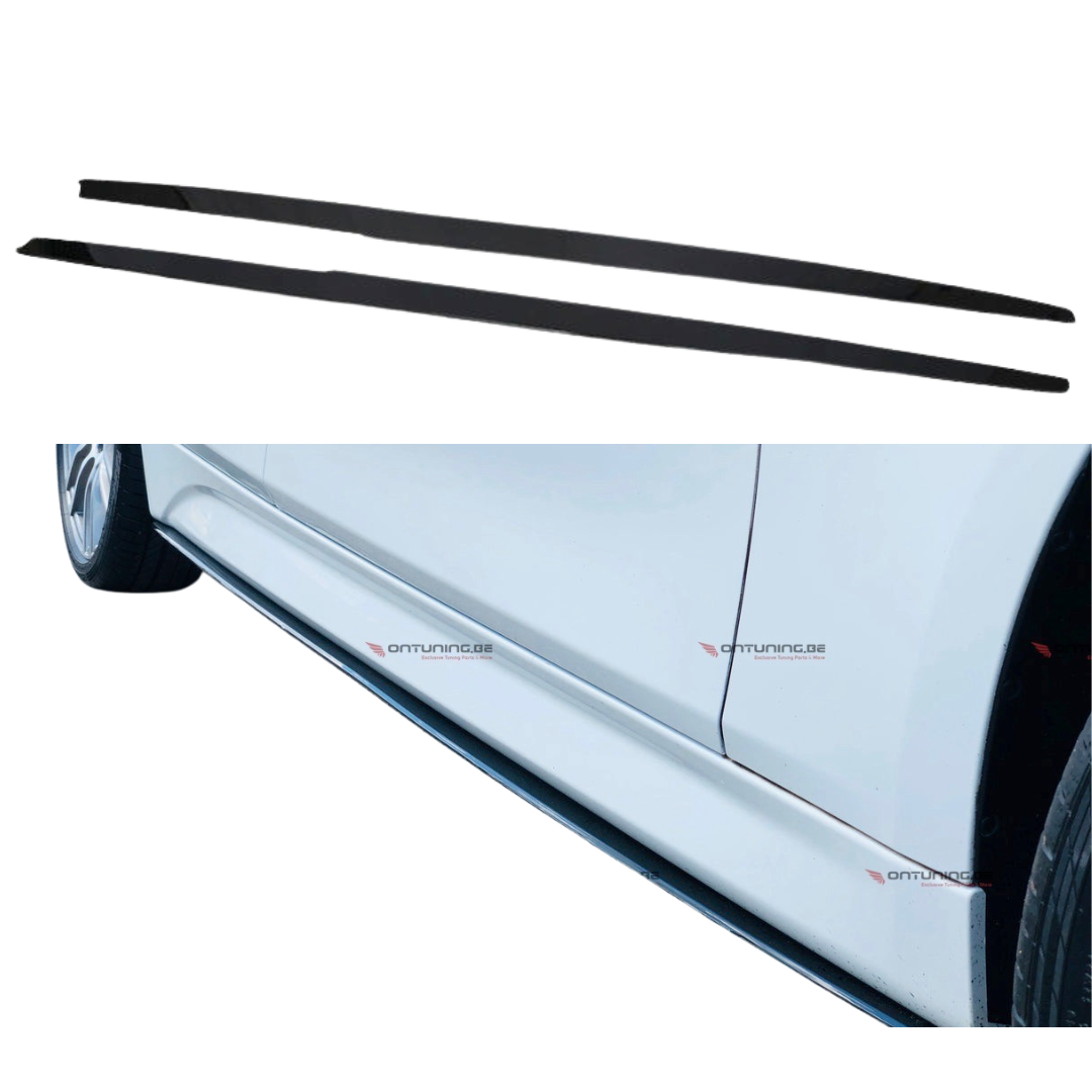 BMW Série 1 F30 (2012-2019) Lèvres latérales style M noir brillant