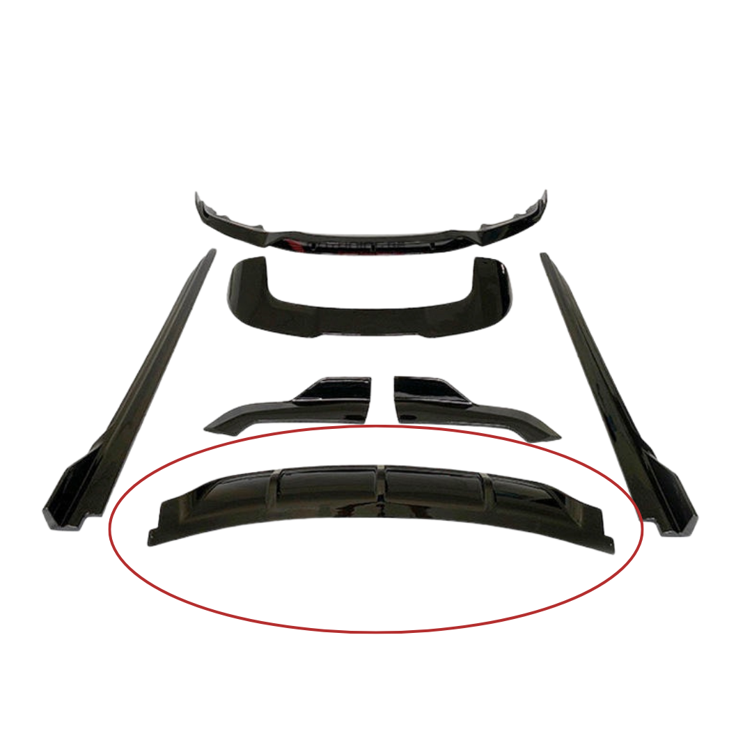 BMW X5 Série F15 (2013-2018) Diffuseur Noir Brillant