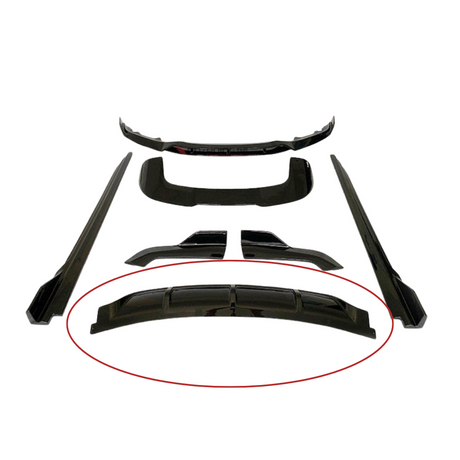 BMW X5 Série F15 (2013-2018) Diffuseur Noir Brillant