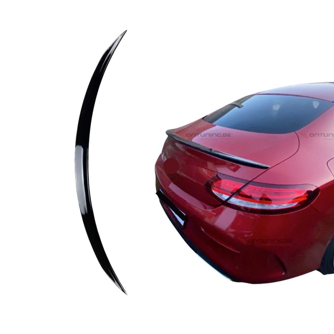 Mercedes Classe C C205 Coupé (2015-2021) Aileron Look AMG Noir Brillant