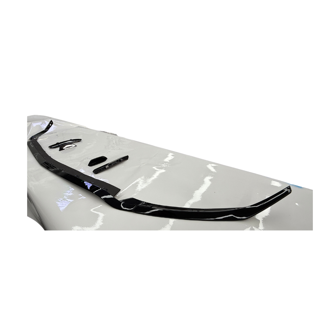 Mercedes A Klasse W177, V177 (2018-2023) AMG aero Style Front Lip Glans Zwart