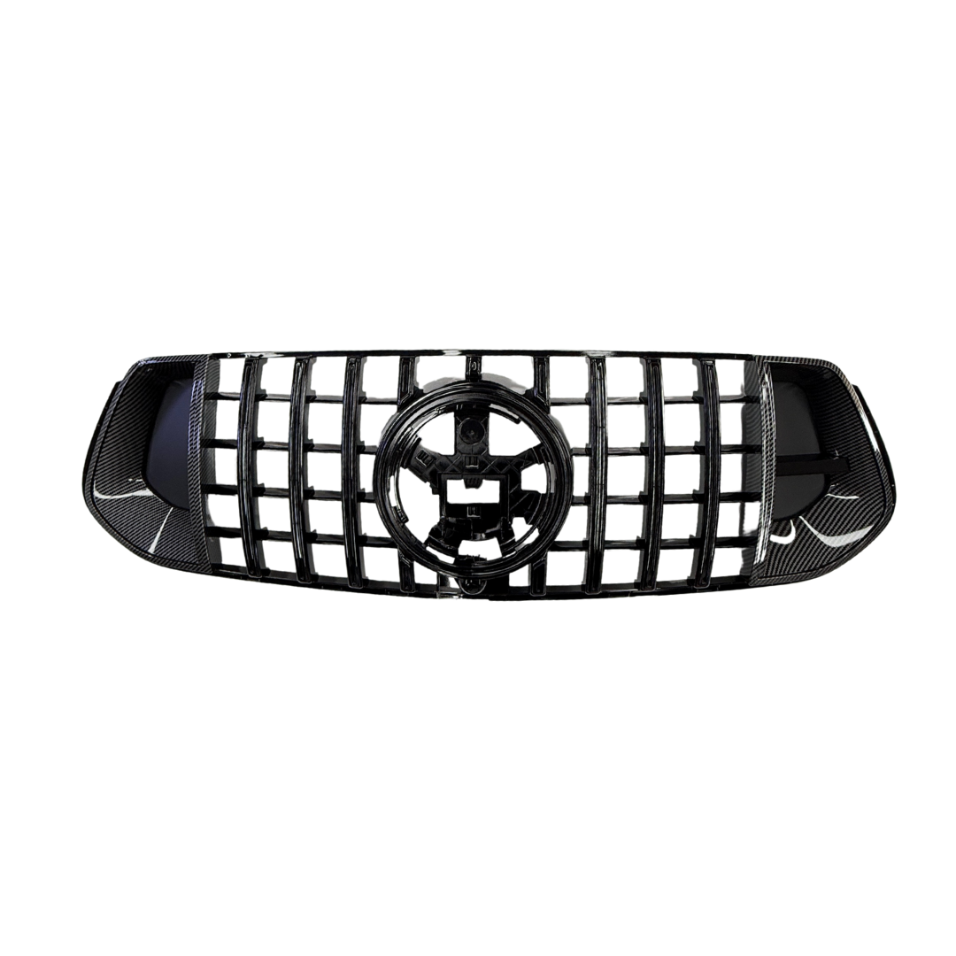 Mercedes GLE W167 SUV, C167 Coupe (2018-2023) B-Look Grill Glans Zwart/Carbon