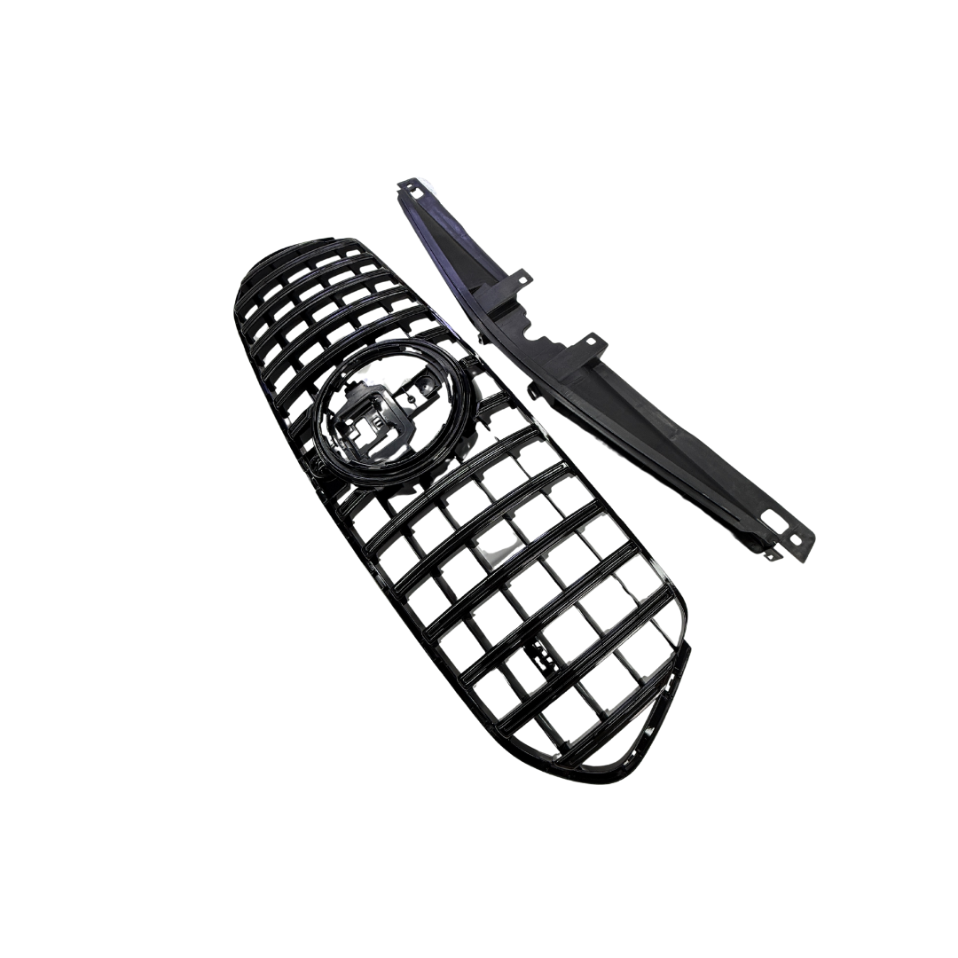 Mercedes GLE W167 SUV, C167 Coupe Facelift (2023+) GT-R Panamericana Style Grill Glans Zwart