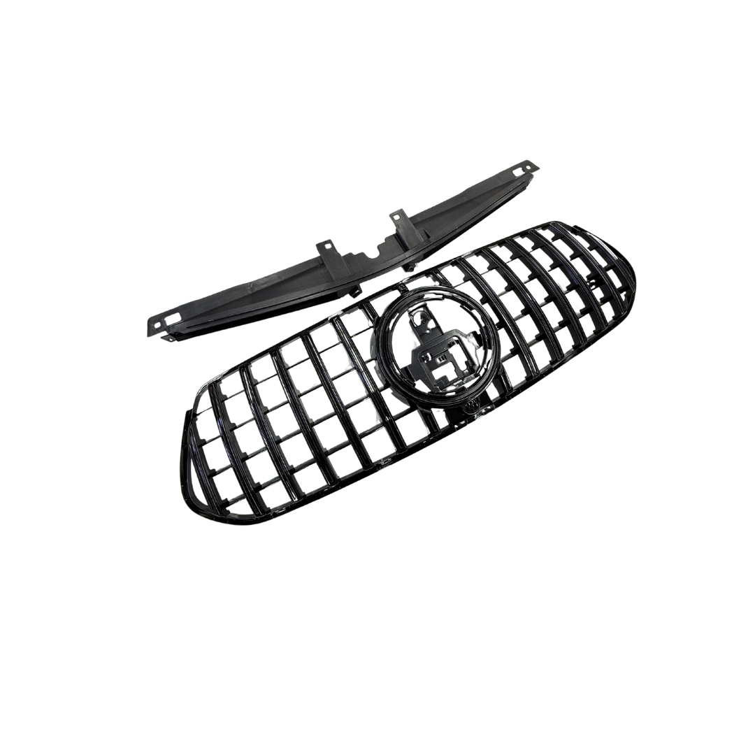 Mercedes GLE W167 SUV, C167 Coupe Facelift (2023+) GT-R Panamericana Style Grill Glans Zwart