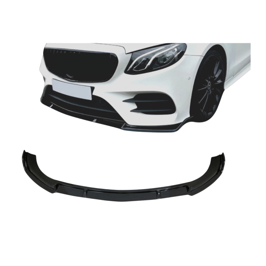 Mercedes Classe E W213 (2016-2020) AMG Style Lèvre Avant Brillant Noir