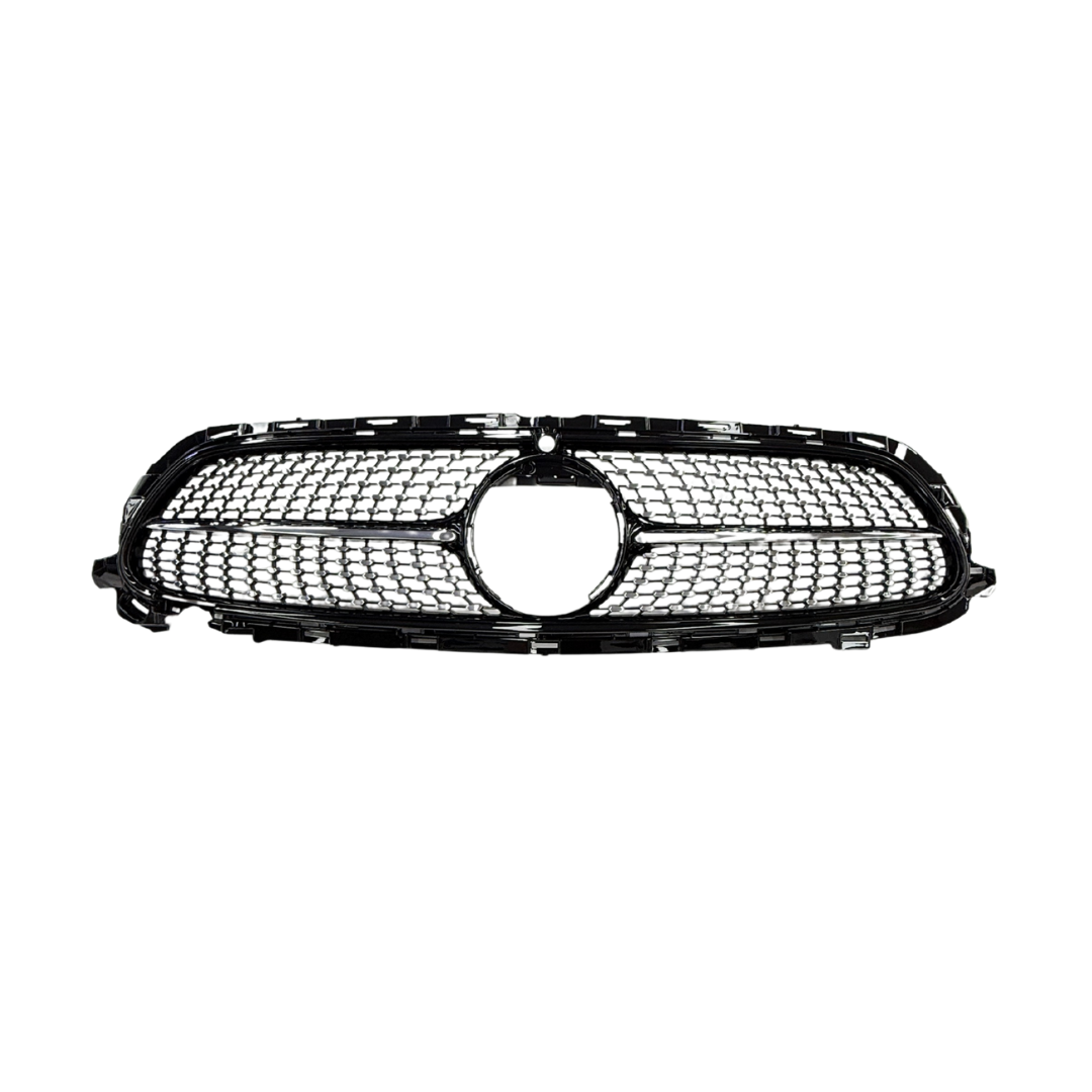 Mercedes E Klasse W213, S213 Facelift (2020-2024) Diamond Style Grill Glans Zwart