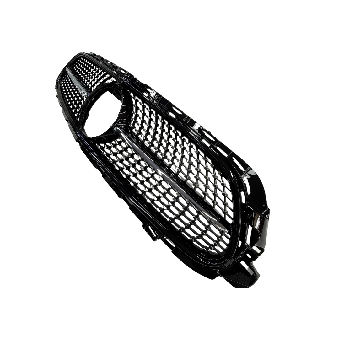 Mercedes E Klasse W213, S213 Facelift (2020-2024) Diamond Style Grill Glans Zwart
