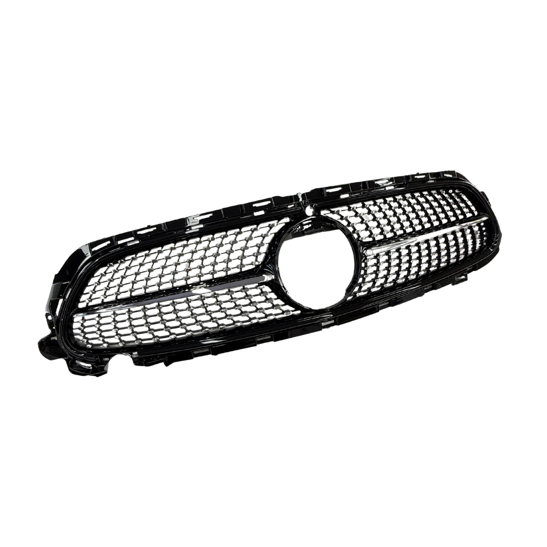 Mercedes E Klasse W213, S213 Facelift (2020-2024) Diamond Style Grill Glans Zwart