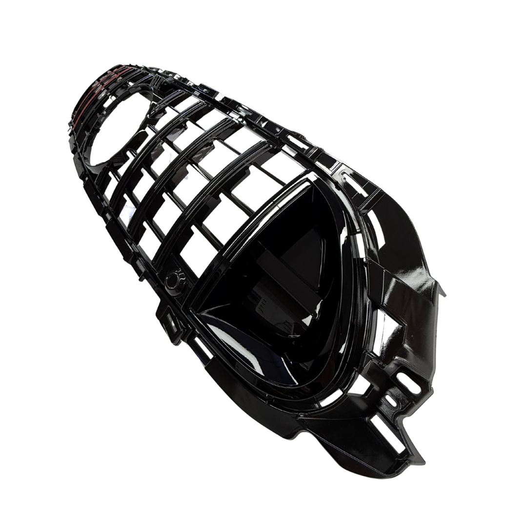 Mercedes E Klasse W213, S213 Facelift (2020-2024) B-Look Grill Glans Zwart/Rood