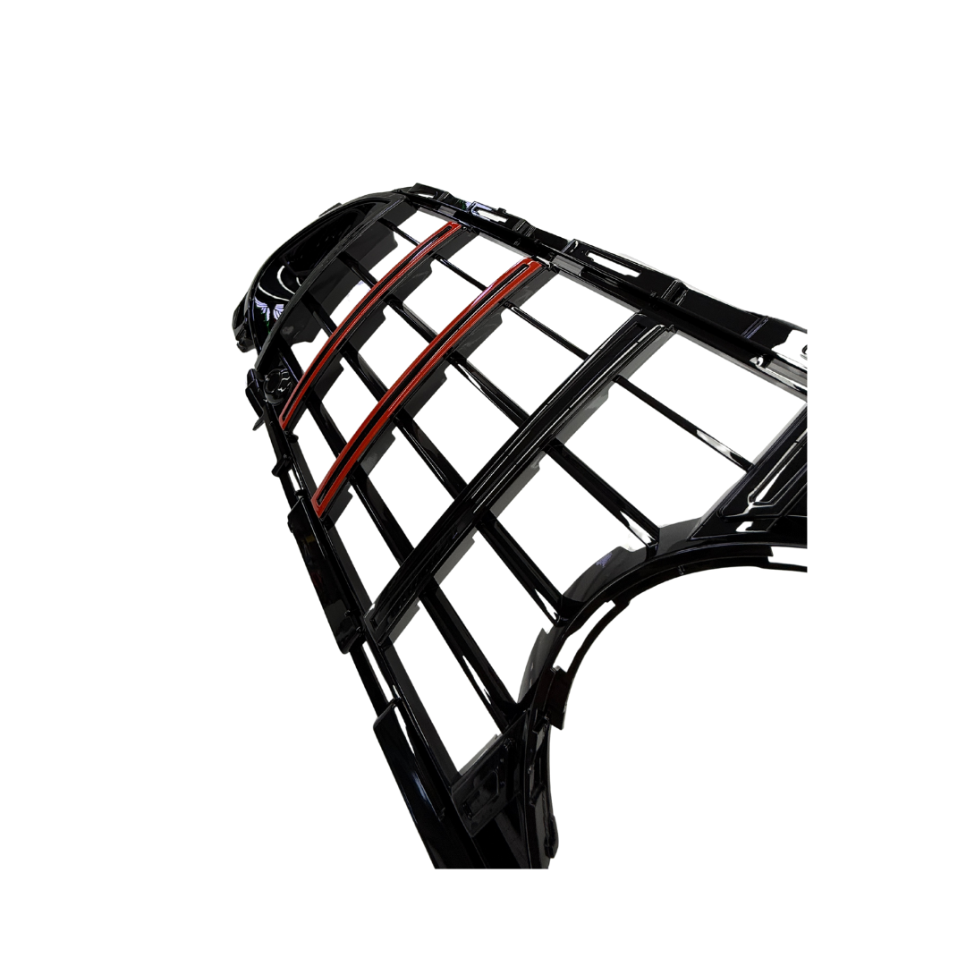 Mercedes E Klasse W213, S213 Facelift (2020-2024) B-Look Grill Glans Zwart/Rood