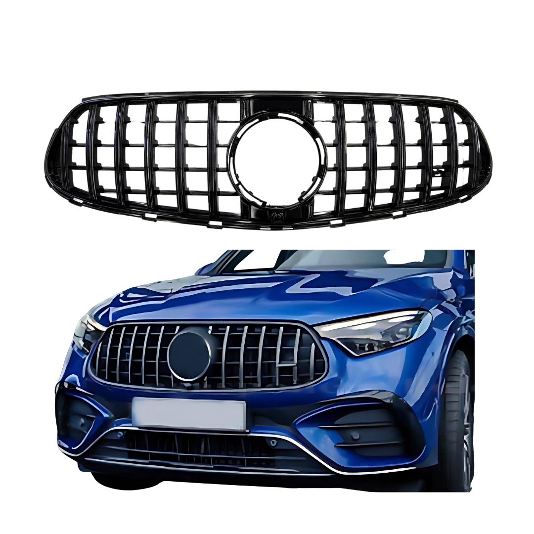 Mercedes GLC X254 SUV, C254 Coupe (2022+) GT-R Panamericana Style Grill Glans Zwart