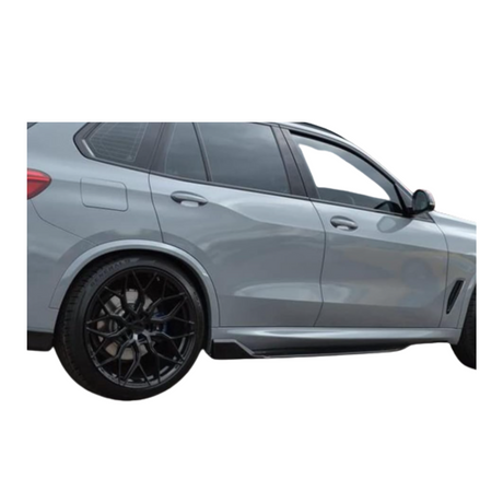 BMW X5 Serie G05 (2018+) M-Style Side Lip Skirt Glans Zwart