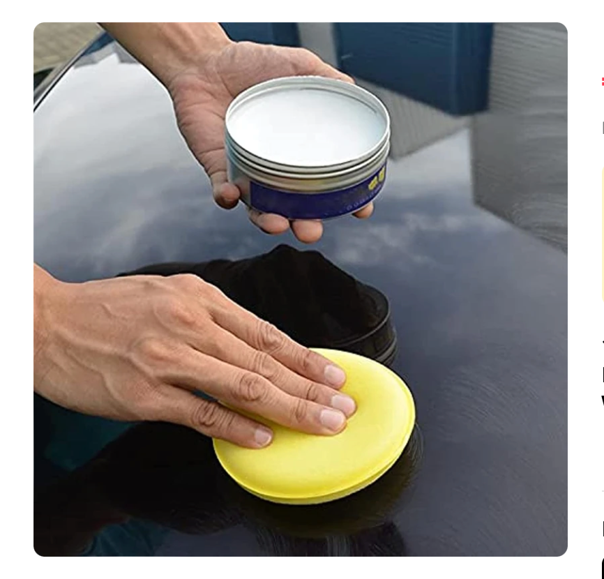 Applicateur de cire de polissage pour nettoyage de voiture, éponges en microfibre (3 pièces)