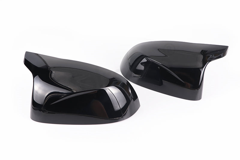 Coques de rétroviseurs BMW séries X3, X4, X5 et X6, coques de rétroviseurs noir brillant