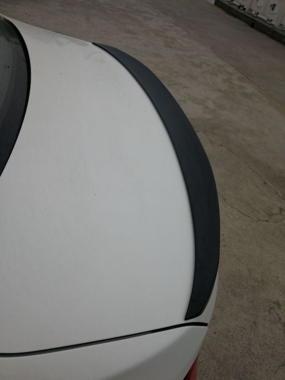 Spoiler compatibel met BMW 3 Serie F30 (2012-2019) Glans Zwart, uitvoering B - afbeelding 4