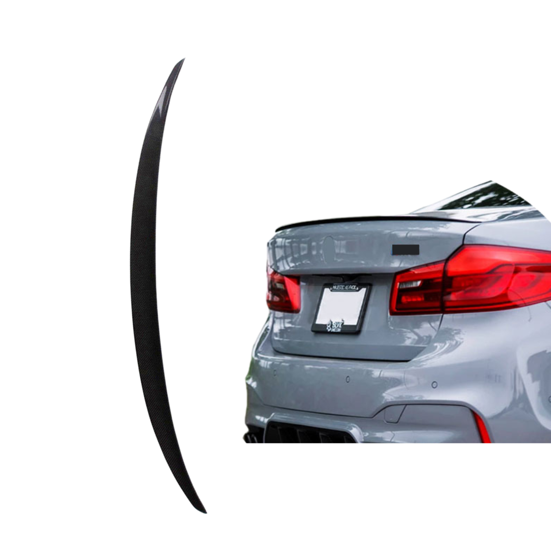 Spoiler compatibel met BMW 5 Serie G30 (2017+) Glans Zwart – afbeelding 1