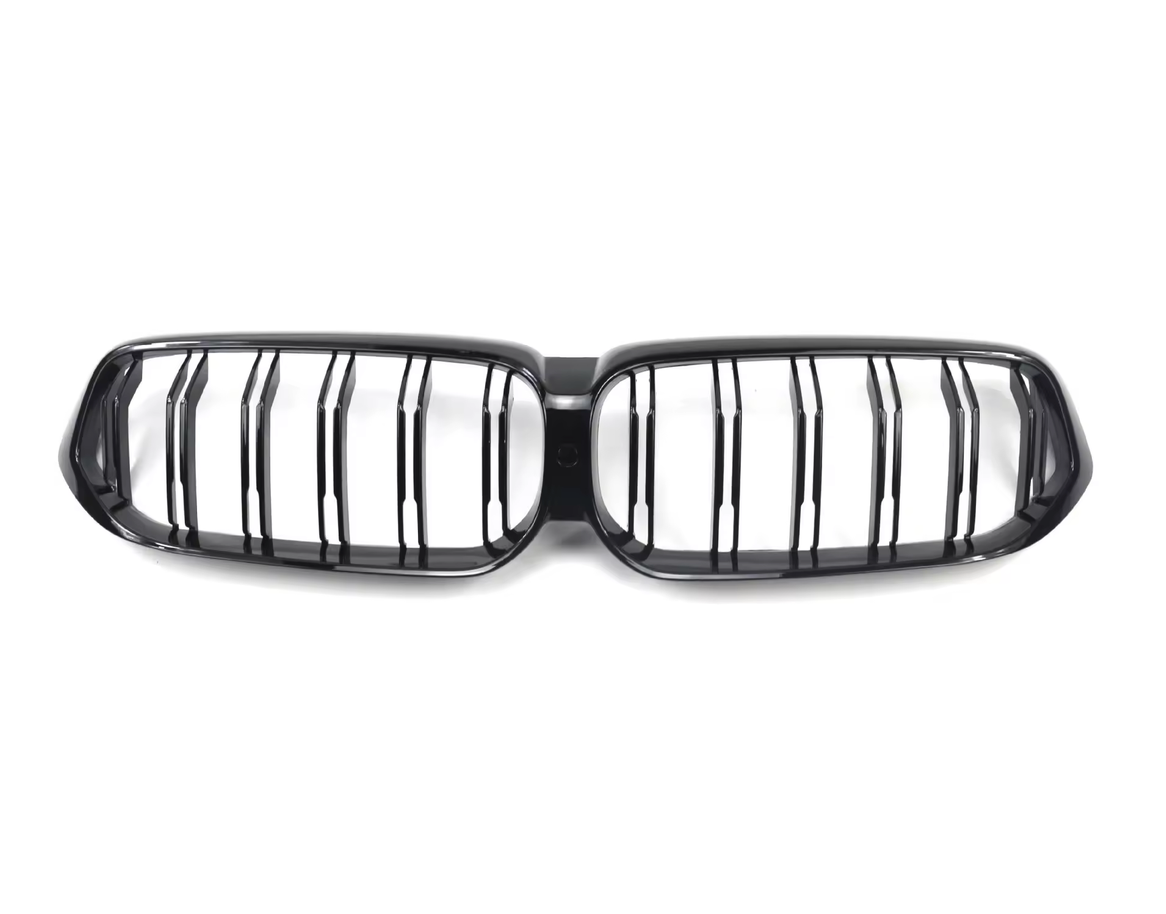 Grill compatibel met BMW 6 Serie G32 LCI Facelift (2020-2024) Glans Zwart - afbeelding 2