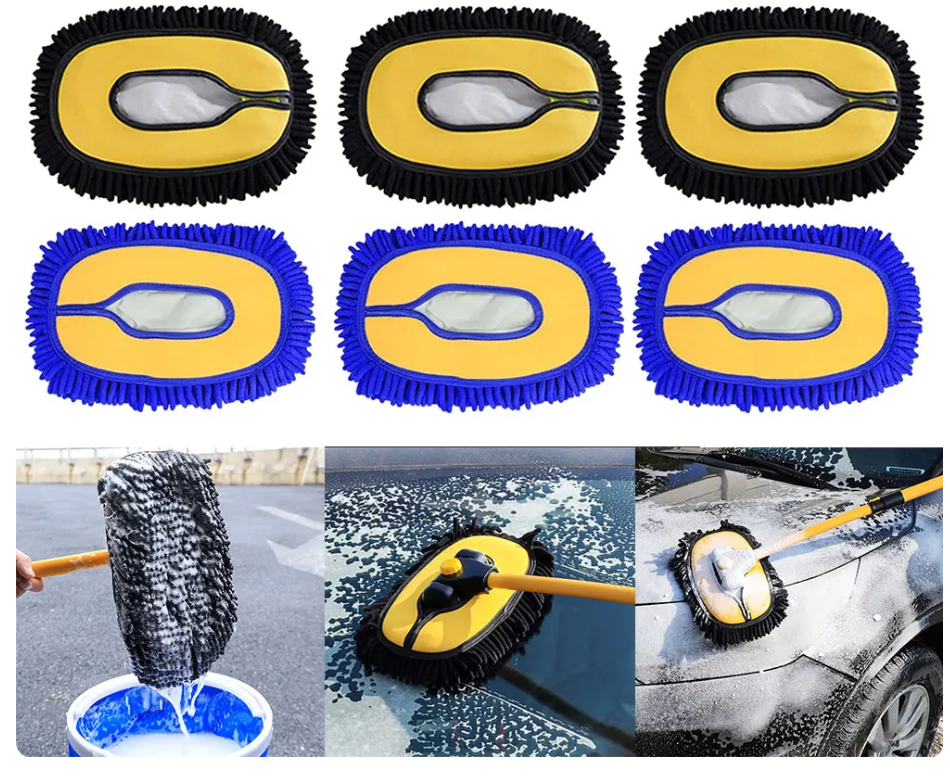 Hoes, Cover voor Autowasborstel, Wasborstel Anti-Kras microfiber materiaal - afbeelding 2