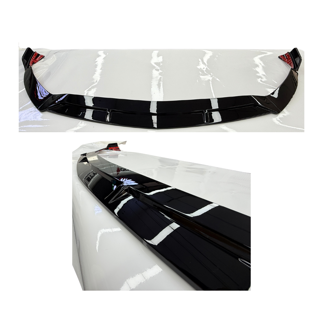 Front Lip compatibel met Mercedes A Klasse W177, V177 (2018-2023) Sport Style Glans Zwart - afbeelding 2