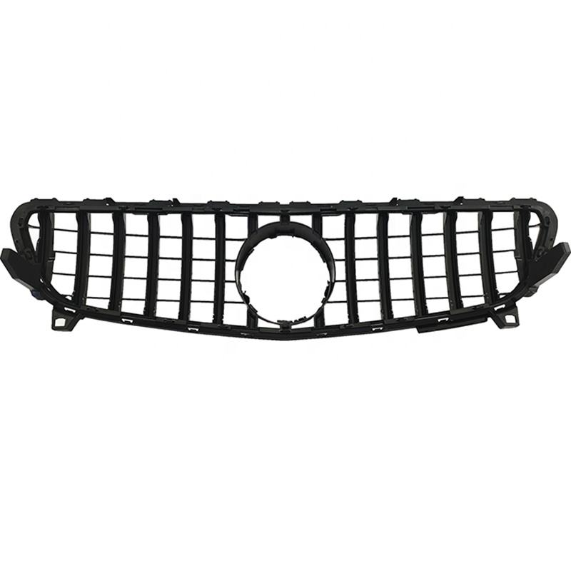Grill compatibel met Mercedes A Klasse W176 Facelift (2015-2018) Glans Zwart – afbeelding 4