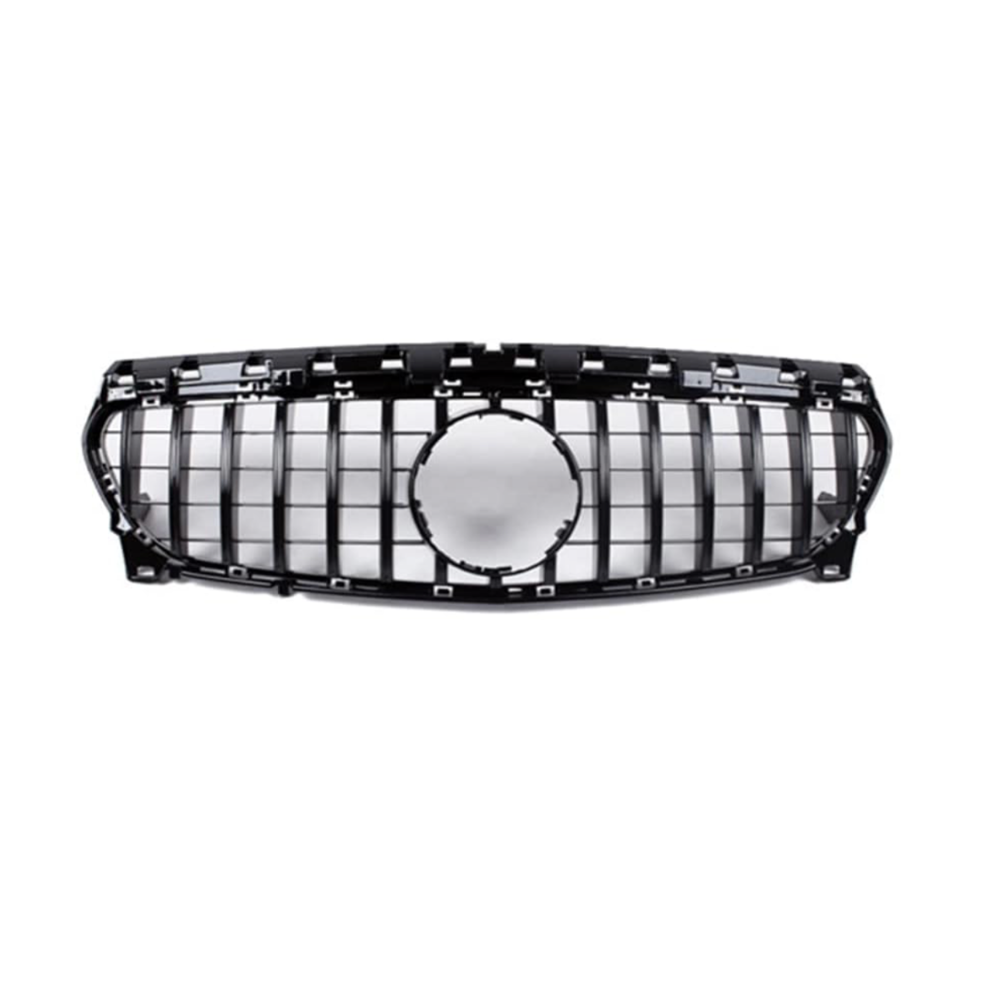 Grill compatibel met Mercedes GLA X156 (2013-2016) Glans Zwart – afbeelding 2