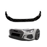 Audi A3 8Y (2020+) RS Look Front Lip Glans Zwart