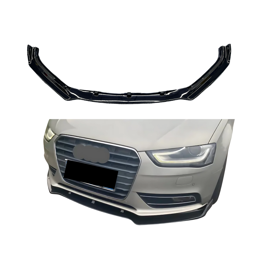 Audi A4 B9 (2016-2019) RS Look Front Lip Glans Zwart