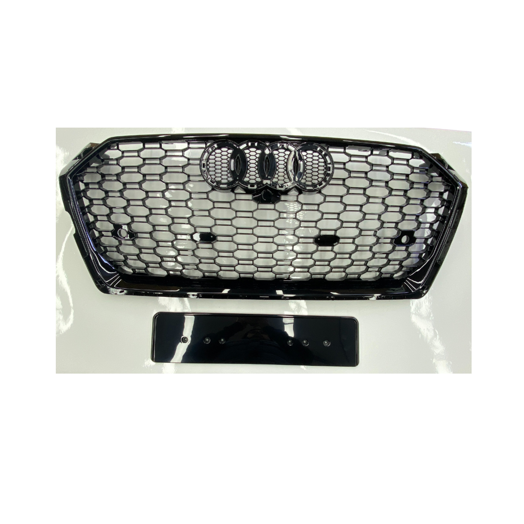 Audi A5 B9 (2016-2019) RS Look Grill Glans Zwart